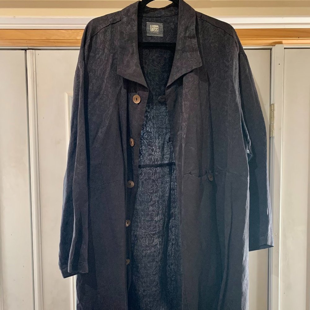Blue Fish Clothing silk/linen duster size 2/22/24